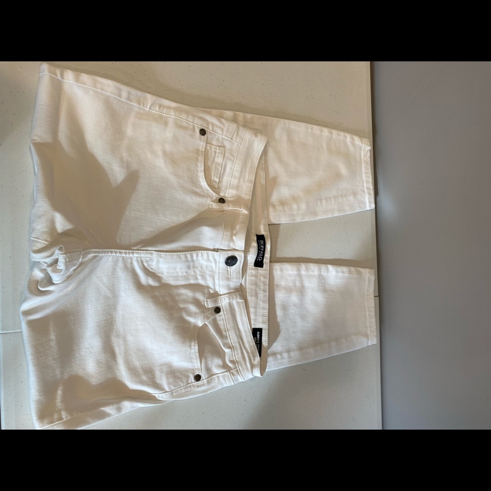 White pants/jeans. Buffalo.